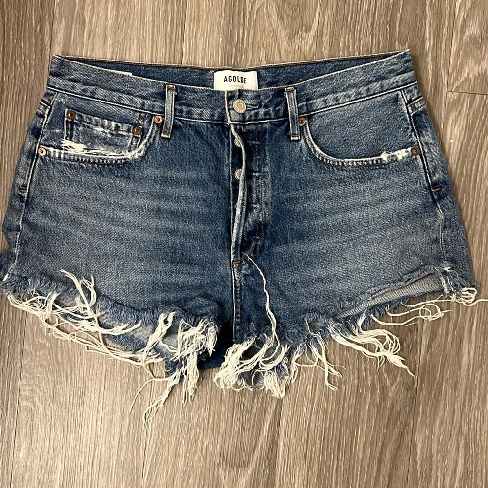 Agolde denim shorts